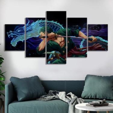 Imagem de Quadro decorativo anime One Piece Zoro - vpshopping
