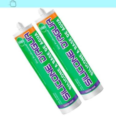 Imagem de Kit 2 Silicone Acrilico Dagua Rodapés Acabamentos Cinza Cinza - SÓPROD