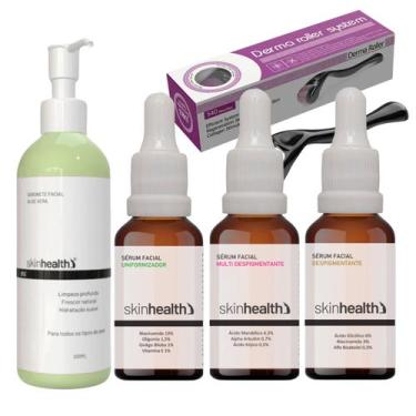 Imagem de Kit Completo - Sabonete + 3 Seruns Faciais ( Despigmentante + Multi De