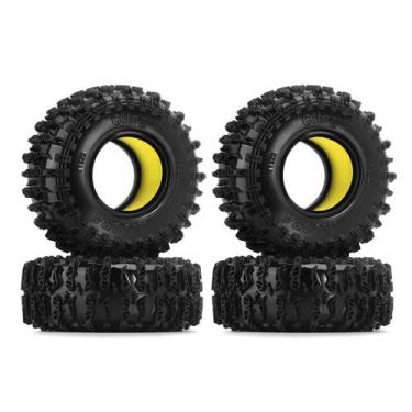 Imagem de Insertos de Pneus Aderentes para SCX24, TRX4M e AX24 (1/18 e 1/24)