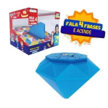 Imagem de Pedra Do Poder Os Aventureiros Azul Luccas Neto Luz e Som - Dyzanna