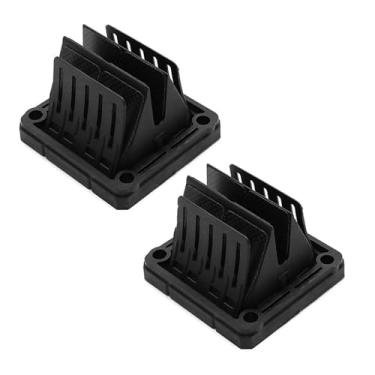 Imagem de YZF350 YFZ350 RZ350 YZ125 Válvula de palheta de admissão de fibra de carbono compatível com Banshee 350cc YZF RZ 350 RD 135 RX135 motocicleta quadriciclo ATV (2 peças)