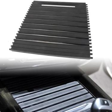 Imagem de Black,TPUIZUS 1 Pcs Centro Do Console Interno Do Carro Copa De Água De Bebida Titular Rolo Deslizante Blind Obturador Tampa para BMW X5 X6 F15 F16 51169251973