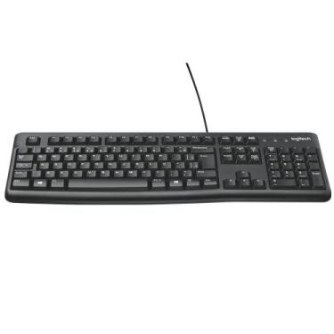 Imagem de Teclado Com Fio Logitech K120 Preto