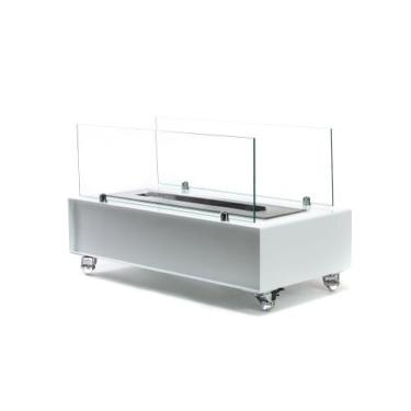 Imagem de Lareira Ecológica a álcool ou etanol Aço branca 60cm - Ecosul