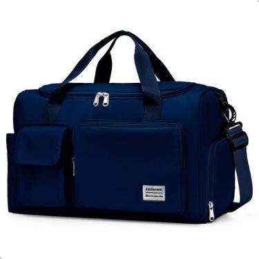 Imagem de Mala Bolsa de Mão Alça Transversal Feminina Viagem Moderna - M3M, Azul