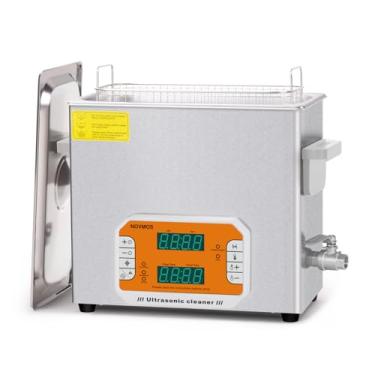 Imagem de NOVMOS Limpador ultrassônico, controle de tela sensível ao toque, máquina de 6,5 L para limpeza de peças industriais
