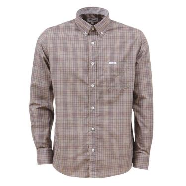 Imagem de Camisa Masculina Manga Longa Xadrez Cinza Wrangler 37884