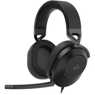 Imagem de Fone de ouvido para jogos Corsair HS65 surround Carbon com som 7.1