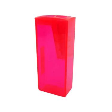 Imagem de Apontador Retangular com Deposito Rosa Neon Faber-Castell