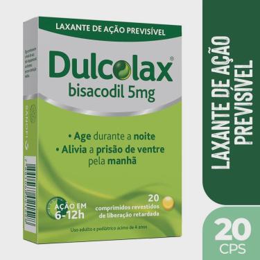Imagem de Dulcolax laxante 5MG com 20 drágeas