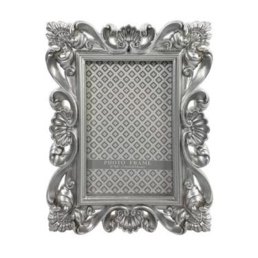 Imagem de Jogo c/ 2 Porta Retrato 21,5X16,5cm - Foto 10x15 - Cor Prata