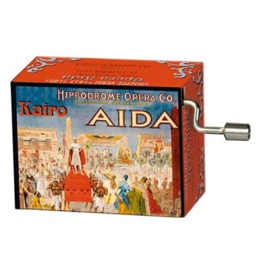 Imagem de Caixinha Musical Fridolin AIDA Marcha Triunfal de Guiseppe Verdi