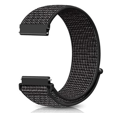 Imagem de AVOD Pulseiras esportivas de nylon de 19 mm de liberação rápida compatíveis com Willful/YAMAY/Letsfit/LETSCOM/TEMINICE/LIFEBEE/Lintelek/ ID205 ID205L ID205G ID205S ID205U/Blackview/UMIDIGI para