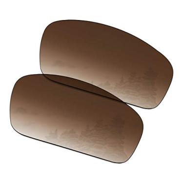 Imagem de Lentes de substituição masculinas SmartVLT para óculos de sol Oakley Splinter – Mais opções, Brown Gradient, One Size