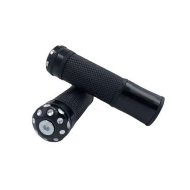 Imagem de Manopla de aluminio esportiva punho moto antiderrapante modelo rizoma 