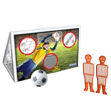 Imagem de Chute a Gol Treino Infantil, 57,5 x 36 x 26 cm, com Bola e Barreiras, Jogo de Futebol