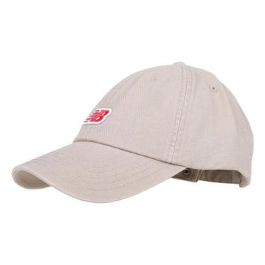 Imagem de Boné New Balance 6-Panel Patch Logo, Bege, Único