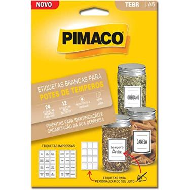 Imagem de Etiqueta A5, Pimaco, Temperos, 50x40mm, 970836, 36 Etiquetas