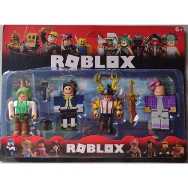 Imagem de Kit com 4 bonecos do roblox incriveis - Malaysia Collection, CARTELADO