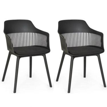 Imagem de Kit 2 Cadeiras De Jantar Design Marcela Preta