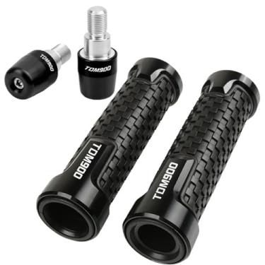 Imagem de Motorcycle Throttle Handle Grips，replacement part，Handlebar Grips Powersports Grips Accessories, For Yamaha TDM900 TDM 900 2002-2021 2013 2012 2011 2010 2009 2008 2007