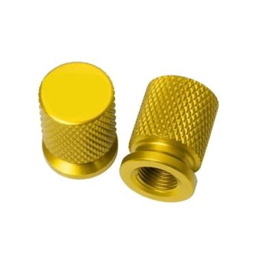 Imagem de jininshengxindianzi Compatible With Royal Enfield Bullet/Meteor/Classic 350 500 Interceptor 650 Continental GT 535 Himalayan 411 400 Motorcycle Tire Valve Caps(Glod)