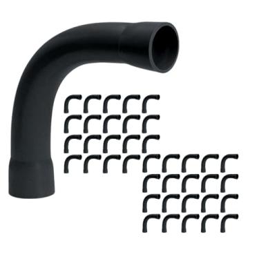 Imagem de KIT 40Un Curva 1pol C/Bolsa P/Condulete 90° PVC Antichamas (Preto)
