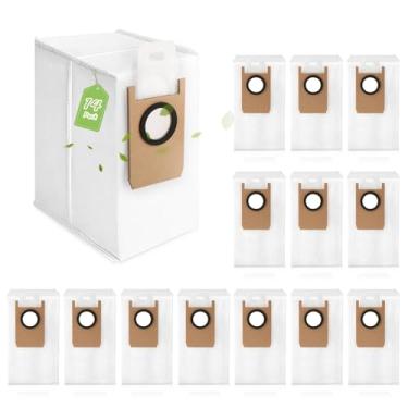 Imagem de 14 peças para sacos descartáveis para aspirador de pó Eufy Omni S1 Pro/Omni S1 (grande capacidade de 2,7 L)