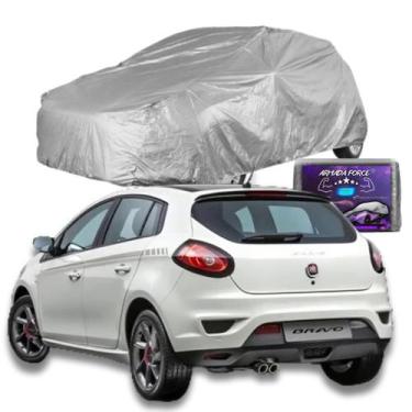 Imagem de Capa Para Cobrir Carro Fiat Bravo Impermeável Com Forro Central - Arma