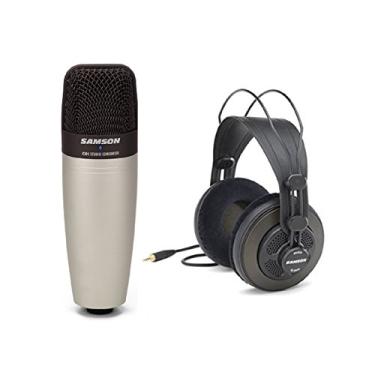 Imagem de Kit Com 1 Microfone Condensador C01 E 1 Fone De Estúdio SR850 - C01850 Samson