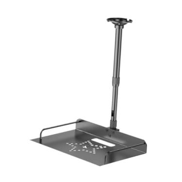 Imagem de BaotyJie Montagem no teto com bandeja para câmera do projetor 23-47 "quarto ajustável liga de alumínio home theater hotel para parede e teto