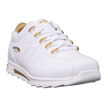 Imagem de Lugz Tênis feminino Changeover II Fashion, Branco/goma/dourado, 35