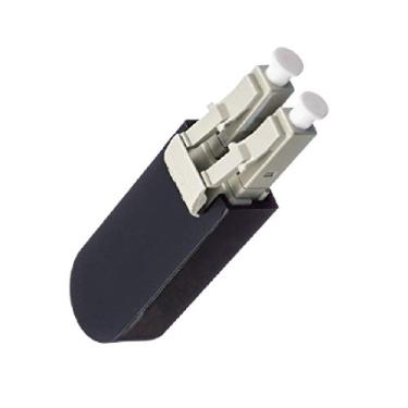 Imagem de Adaptador LC UPC com conector de fibra óptica e conector LC multimodo 50/125 Adaptador duplex LC Conectores Adaptador de testador de módulo