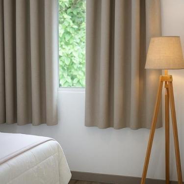 Imagem de Cortina Tecido Blackout 270cm X 170cm Eclipse Astro Bege - CASA ANTONE
