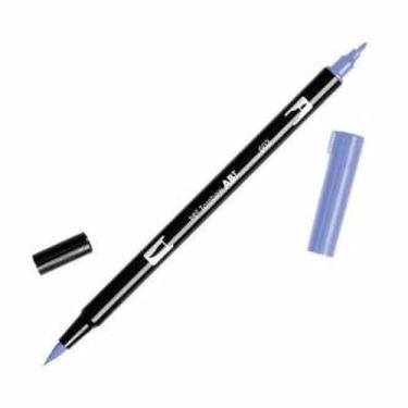 Imagem de Tombow Caneta de ponta dupla com pincel, 603 – Periwinkle, 1 unidade