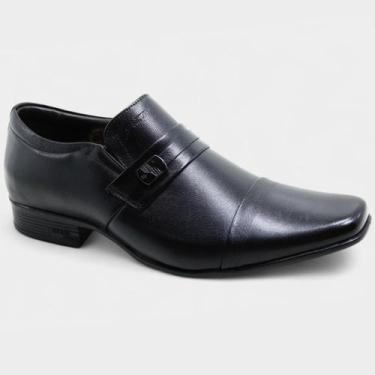 Imagem de Sapato Social Jota Pe Couro Air Winner Masculino - Preto, 42