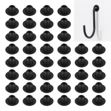 Imagem de EMYVSVO Travas de gancho de Pegboard, clipes de rolhas de gancho apto para placa de pino de 1/4 de polegada organizador de ferramentas (60 peças)