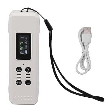 Imagem de Detector digital de radiação nuclear portátil portátil Beta Gamma X Ray Monitor com Bateria recarregável USB tipo C Para uso interno externo de uso interno ABS 10,5 x 3 x 1,5cm (Branco)