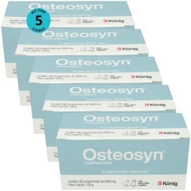 Imagem de Osteosyn 2000mg Com 60 Comp. Vitamina para Cães e Gatos Raças Grandes 
