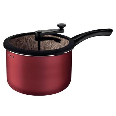 Imagem de Pipoqueira Tramontina Paris Alumínio c/ Revest. em Antiad. Starflon Max Vermelho 22cm 4,8L 28536722