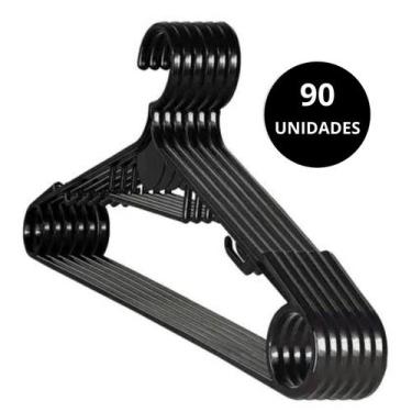 Imagem de Kit Cabides De Plástico Roupas Adulto Super Resistente - Rio Cadeiras,