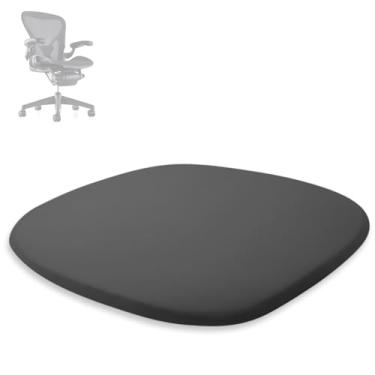 Imagem de YENANA Almofada de assento de látex para cadeira Aeron Herman Miller, almofada ergonômica de látex natural, compatível com grafite/cor de carbono