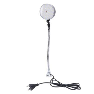 Imagem de Fafeicy Luz Máquina LED, 15W 1500lm 6500k Luz Branca Com 360 ° Base Magnética Flexível de Ganso -Ganso, para Regoz de Torno CNC Oficina Reparação Automotiva de Costura (plugue ue)
