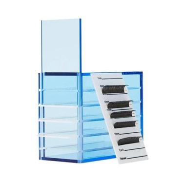 Imagem de Caixa Organizadora De Armazenamento Para Extensões De Cílios Em Acríli