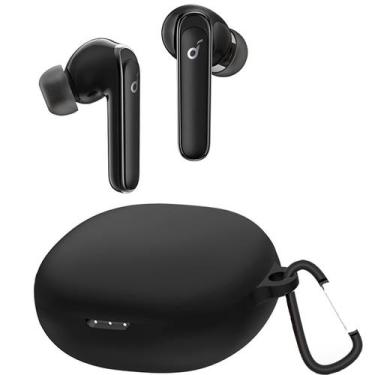 Imagem de Capa Lamshaw Soundcore Life P3 TPU com chaveiro preta