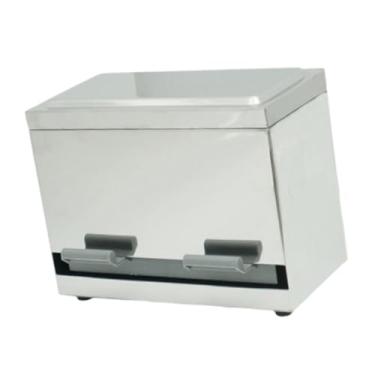 Imagem de IEUDNS Dispensador de canudos de aço inoxidável, organizador, portátil, multiuso, caixa de armazenamento de canudos de metal para loja, cafeteria, bar, casa