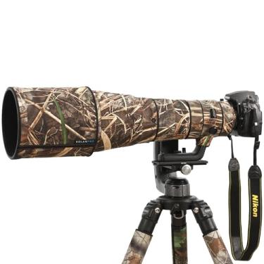 Imagem de ROLANPRO Capa de lente camuflada para Nikon AF-S 600 mm f/4G ED VR Capa protetora para lente - # 9d à prova d'água