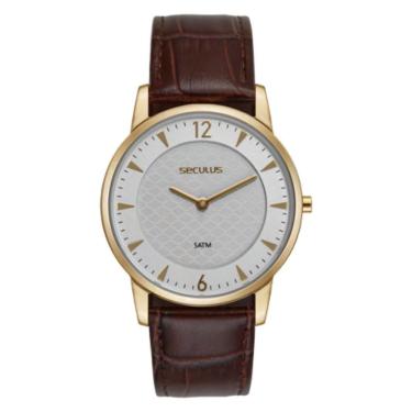 Imagem de Relógio Seculus Slim 23743Gpsvdc2 Dourado
