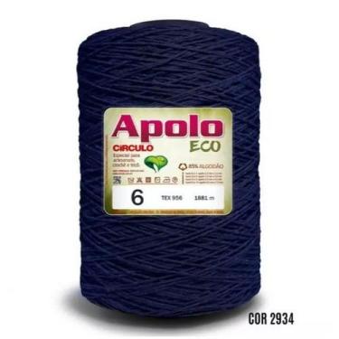 Imagem de BARBANTE APOLO ECO CIRCULO Nº 06 - 1,8KG - 1881M - CÍRCULO, 2934 - MAR